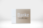 Preview: Karte «Danke» - Kraftpapier