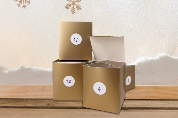 Adventsschächteli Gold